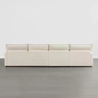 Canapé modulaire surdimensionné Spruce & Spring pour salon, Taupe-3PC