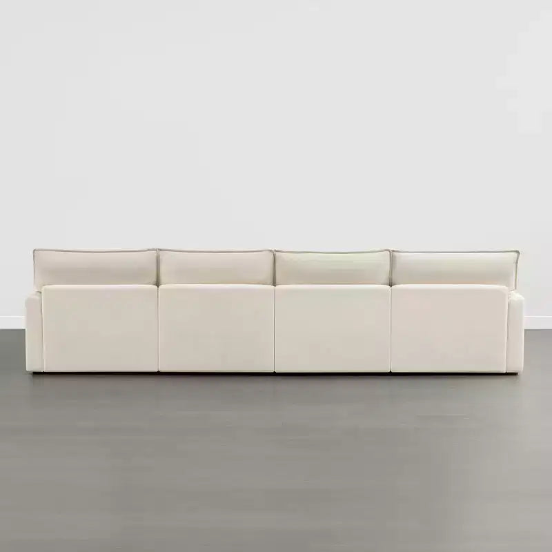 Canapé modulaire surdimensionné Spruce & Spring pour salon, Taupe-3PC