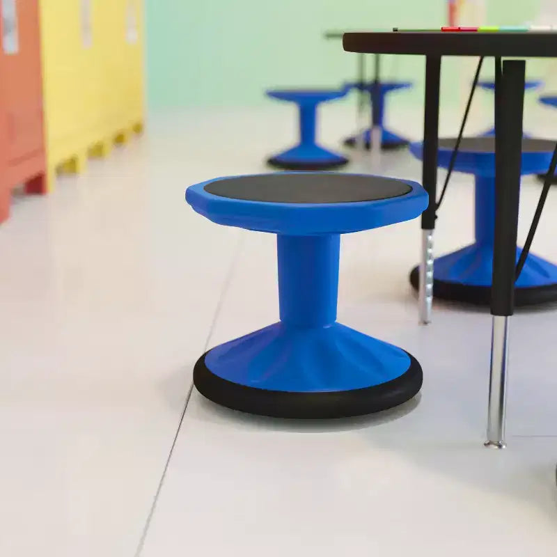 Flash Furniture Lucas Tabouret actif flexible à hauteur fixe pour enfant pour la salle de classe et la maison avec base antidérapante