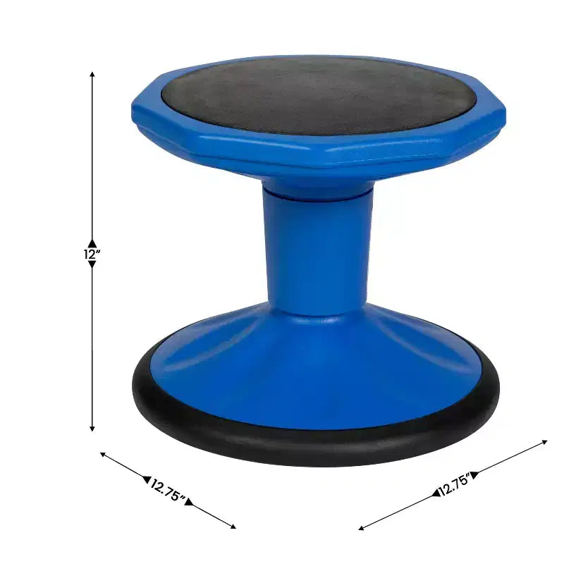 Flash Furniture Lucas Tabouret actif flexible à hauteur fixe pour enfant pour la salle de classe et la maison avec base antidérapante