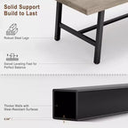 Grande table à manger rectangulaire de 160 cm pour 4 à 6 personnes, table de cuisine rustique en bois avec pieds en métal, table de patio industrielle pour salon, salle à manger