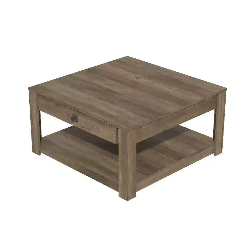 Table basse Galano Philia avec tiroir - Chêne noueux
