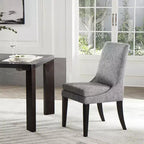 Chaise de salle à manger tapissée Spruce&Spring avec coussin d'assise double épaisseur et pieds en bois