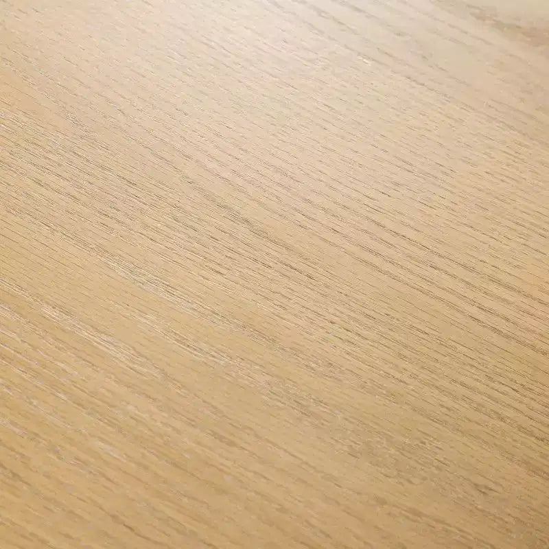 PexFix Table de salle à manger ronde 117 cm pour 4 personnes avec plateau à bords arqués et pieds cannelés pour salon salle à manger café bureau Naturel