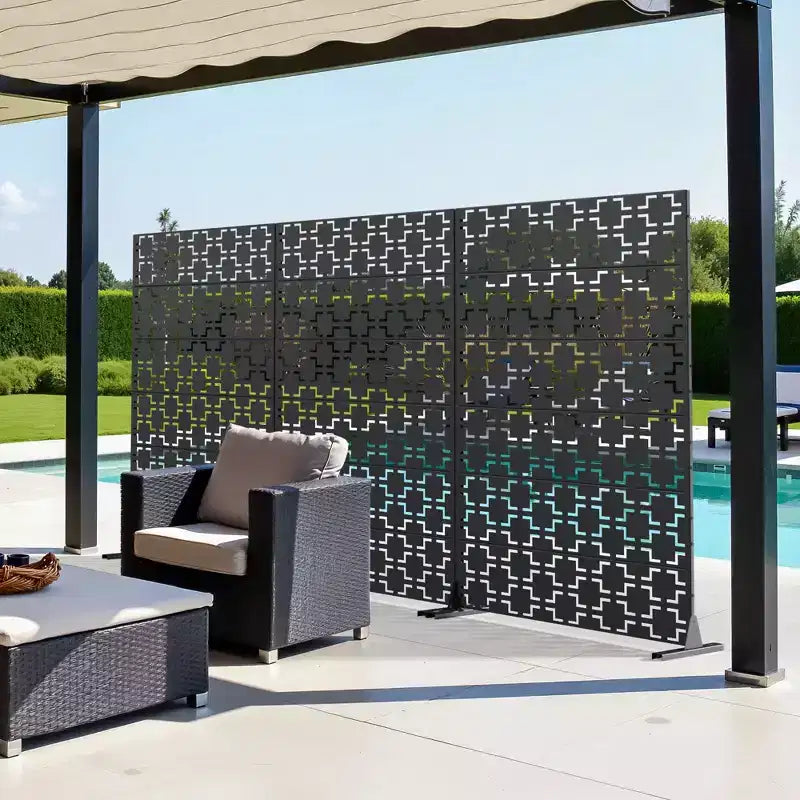 72 H Dovelina Brise-vue extérieur décoratif pour jardin