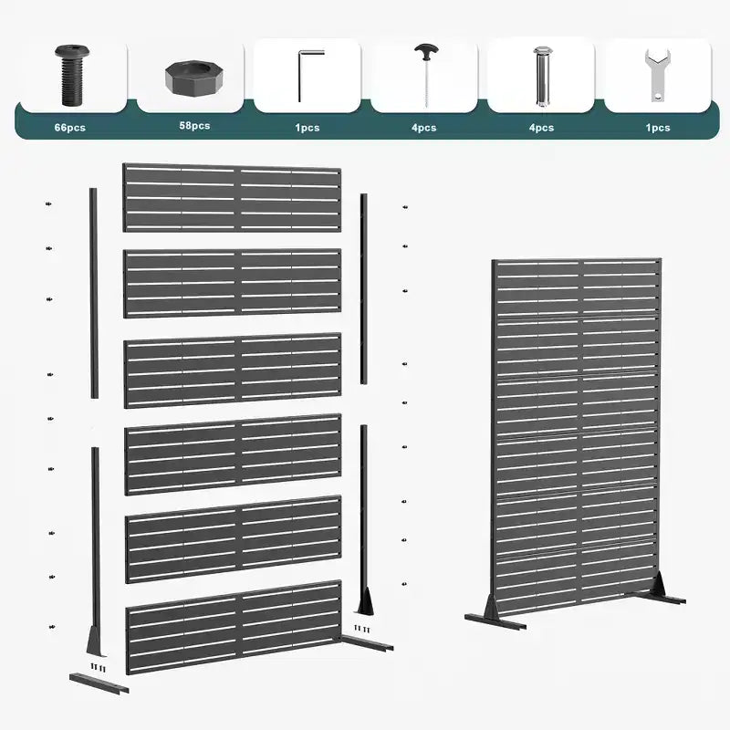 72 H Dovelina Brise-vue extérieur décoratif pour jardin