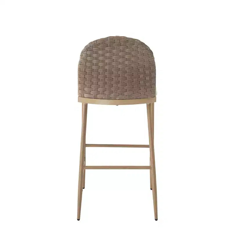 Christopher Knight Home Avirae 29.25 Tabourets de bar rembourrés en rotin style ferme (lot de 2)