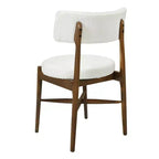 Okak Lot de 2 Chaises de Salle à Manger en Boucle Style Mid-Century, Sans Accoudoirs, Chaises d'Appoint en Bois pour Salle à Manger, Cuisine