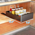 Organisateur de placard coulissant, étagère de garde-manger coulissante extensible, étagères de garde-manger coulissantes silencieuses pour la cuisine, le salon, la maison