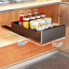 Organisateur de placard coulissant, étagère de garde-manger coulissante extensible, étagères de garde-manger coulissantes silencieuses pour la cuisine, le salon, la maison