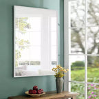 Miroir Suspendu MAYEERTY en Alliage d'Aluminium Bord Fin Rectangle à Angle Droit