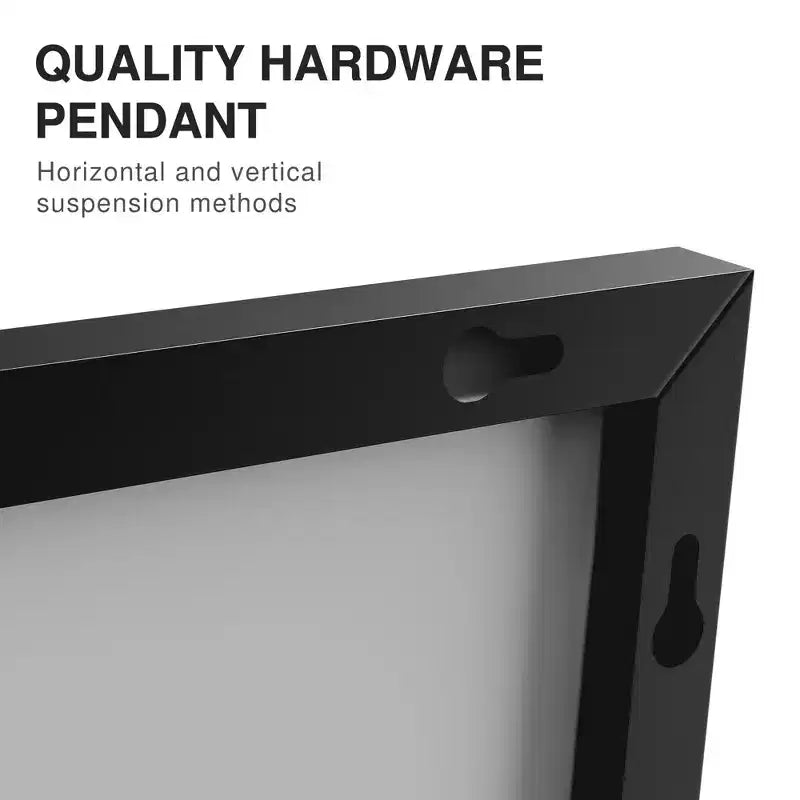 Miroir Suspendu MAYEERTY en Alliage d'Aluminium Bord Fin Rectangle à Angle Droit