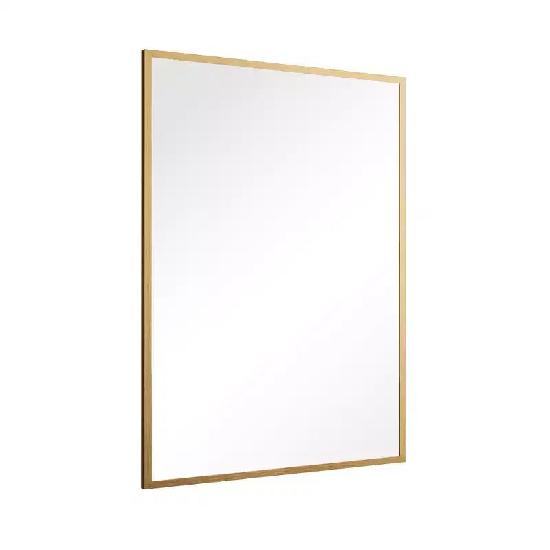 Miroir Suspendu MAYEERTY en Alliage d'Aluminium Bord Fin Rectangle à Angle Droit
