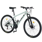 NAYSAYE Bicycle Mountain Bike 27.5 Inch Wheels 21 Speed Front Suspension for Men Women Boys and Girls, Green, 68.8*26.37*39.37