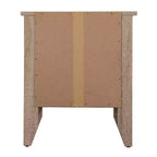 Table de chevet rectangulaire HomeStock, 61 cm H x 53 cm L, finition marron, avec un tiroir, en bois, pour salon et chambre