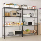 Karl Home Étagère métallique de 177,0 cm (69,7 po) de large