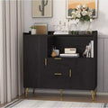 Buffet Cabinet with Drawersof 2 set), 40 Sideboard Buffet Storage Cabinet with Shelves and Doors