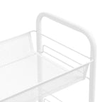 CLIHOME Chariot de rangement à roulettes en filet à 5 niveaux, panier utilitaire pour documents, bureau à domicile, organisateur de garde-manger de cuisine