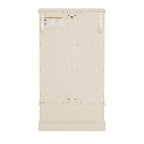 Vitrine en verre éclairée avec étagères réglables - Vitrine élégante à 2 portes et tiroir intégré, ampoule incluse