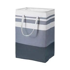 Unique Bargains Large Foldable Waterproof Travel Easy Carry Handles Laundry Basket