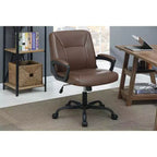 Chaise de bureau moderne Okak, chaise de bureau avec hauteur réglable et support à cinq roulettes, chaise d'ordinateur pour le bureau, la maison