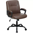 Chaise de bureau moderne Okak, chaise de bureau avec hauteur réglable et support à cinq roulettes, chaise d'ordinateur pour le bureau, la maison