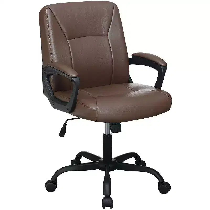 Chaise de bureau moderne Okak, chaise de bureau avec hauteur réglable et support à cinq roulettes, chaise d'ordinateur pour le bureau, la maison