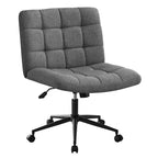 Chaises de bureau Okak 360 pivotantes, sans accoudoirs, réglables en hauteur et avec roulettes, confortables pour l'étude et la salle de lecture