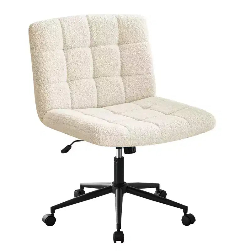 Chaises de bureau Okak 360 pivotantes, sans accoudoirs, réglables en hauteur et avec roulettes, confortables pour l'étude et la salle de lecture