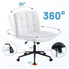 Chaises de bureau Okak 360 pivotantes, sans accoudoirs, réglables en hauteur et avec roulettes, confortables pour l'étude et la salle de lecture