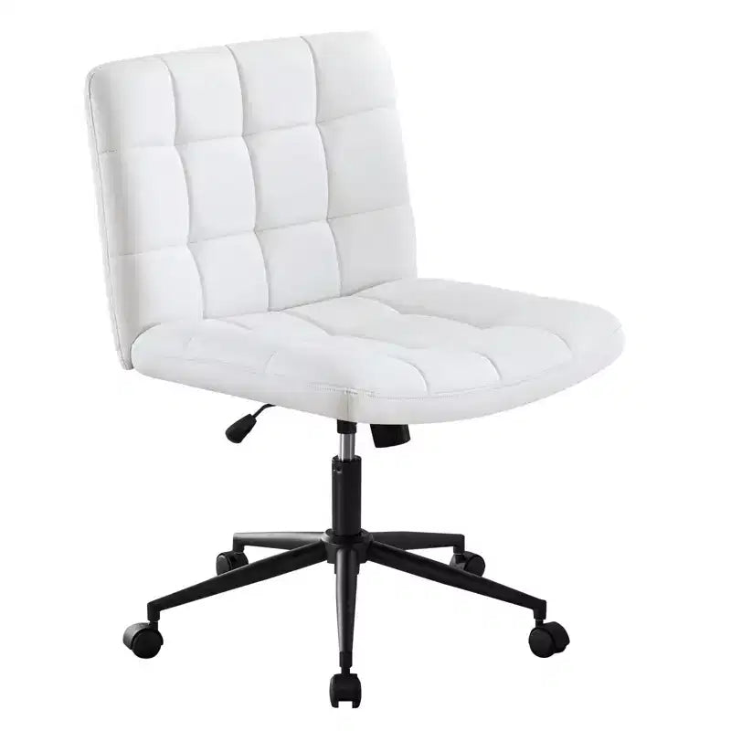 Chaises de bureau Okak 360 pivotantes, sans accoudoirs, réglables en hauteur et avec roulettes, confortables pour l'étude et la salle de lecture