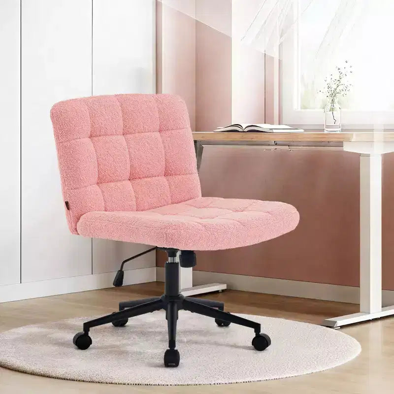 Chaises de bureau Okak 360 pivotantes, sans accoudoirs, réglables en hauteur et avec roulettes, confortables pour l'étude et la salle de lecture