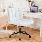 Chaises de bureau Okak 360 pivotantes, sans accoudoirs, réglables en hauteur et avec roulettes, confortables pour l'étude et la salle de lecture