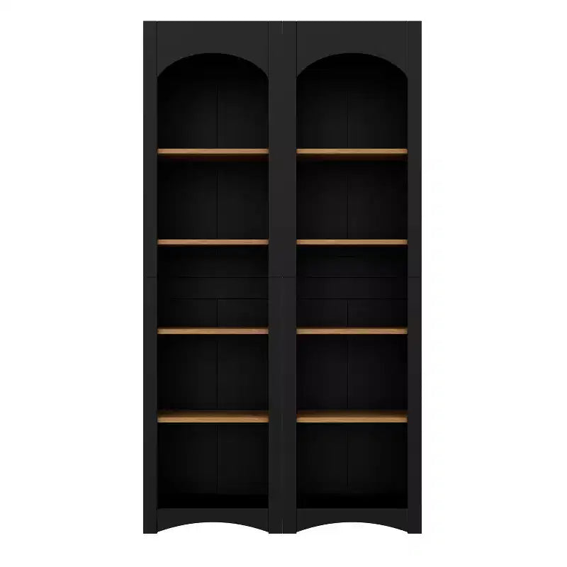 Étagère moderne Okak, étagères de rangement avec 8 tablettes réglables, lot de 2 organiseurs de rangement autonomes pour le salon, le bureau