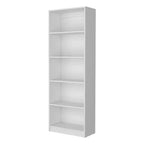 Okak - Étagère Minimaliste, Vitrine avec 5 Étagères Ouvertes, Organiseur de Rangement Autonome pour Salon, Bureau