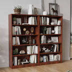 Okak Grande étagère de 152 cm, bibliothèque moderne à 5 niveaux ouverts, organiseur de rangement autoportant pour salon, bureau