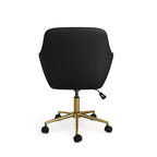 Chaise de bureau rembourrée Rayna Martha Stewart