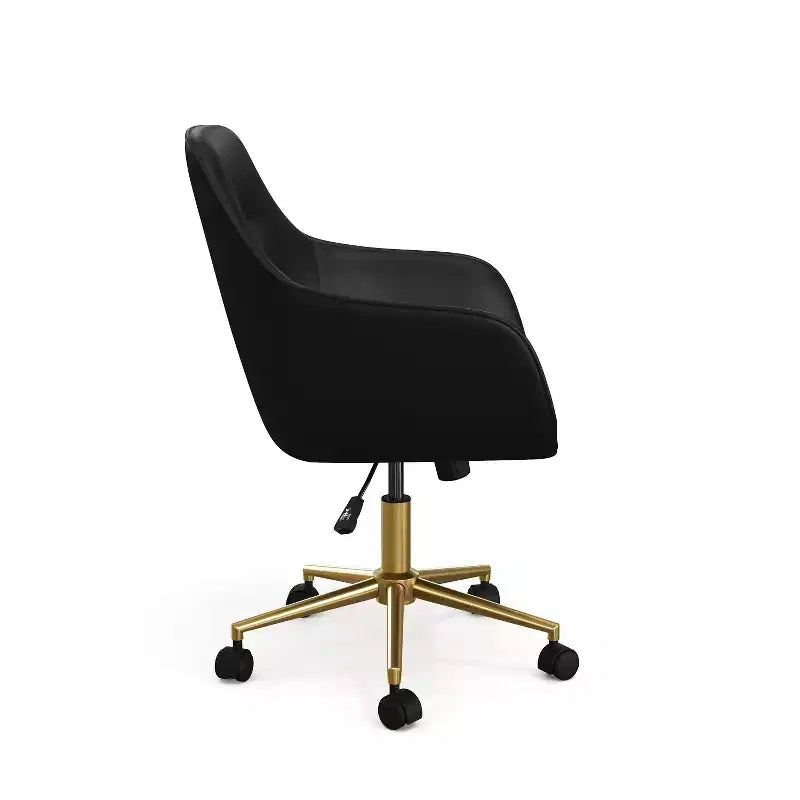 Chaise de bureau rembourrée Rayna Martha Stewart