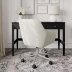 Chaise de bureau rembourrée Rayna Martha Stewart