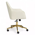 Chaise de bureau rembourrée Rayna Martha Stewart