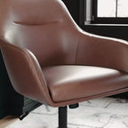 Chaise de bureau rembourrée Rayna Martha Stewart