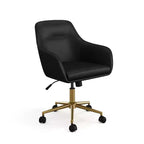 Chaise de bureau rembourrée Rayna Martha Stewart