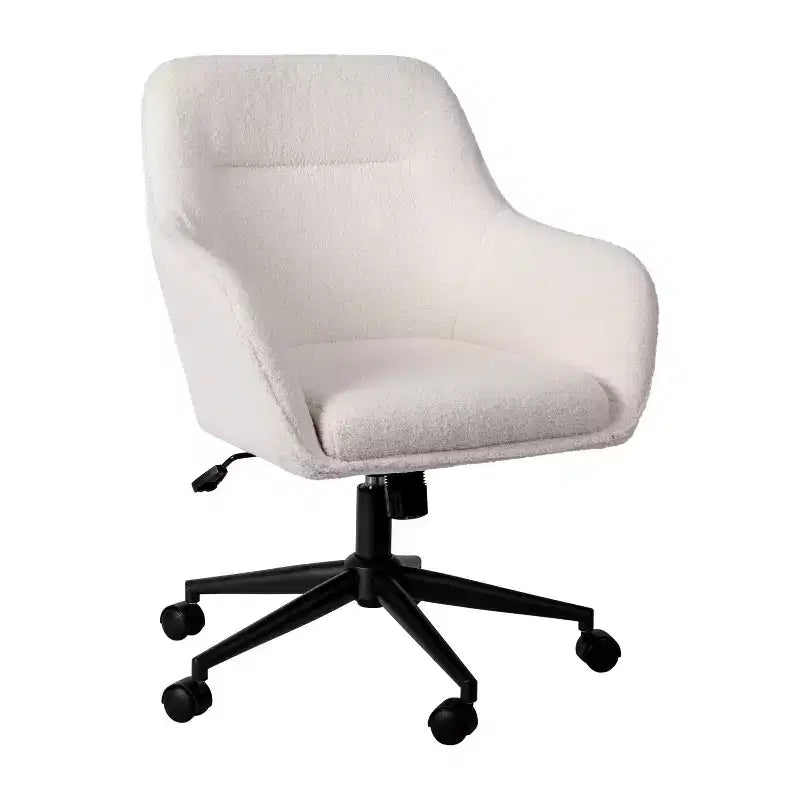 Chaise de bureau rembourrée Rayna Martha Stewart