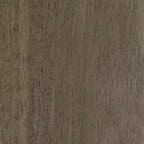 Lit plateforme Martha Stewart Jax en bois massif avec tête et pied de lit en rotin, aucun sommier tapissier requis