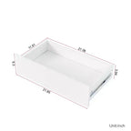 Meubles de rangement Okak 63 po, armoire de cuisine autoportante avec 4 portes et 4 tiroirs, meuble de rangement pour salon, salle à manger
