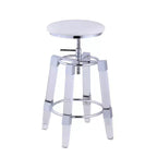 Chintaly Imports, tabouret contemporain à hauteur réglable avec assise rembourrée