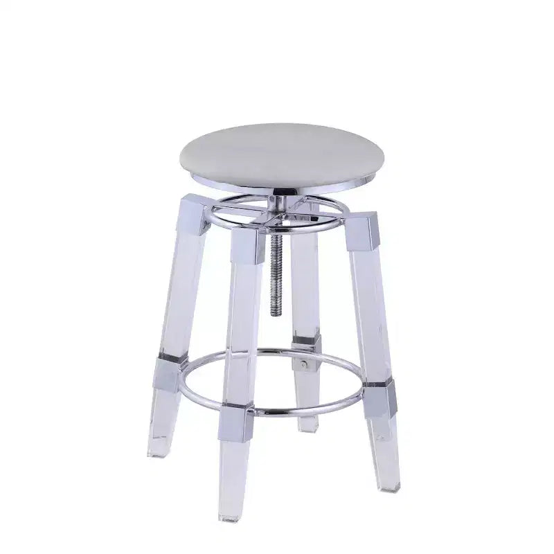 Chintaly Imports, tabouret contemporain à hauteur réglable avec assise rembourrée