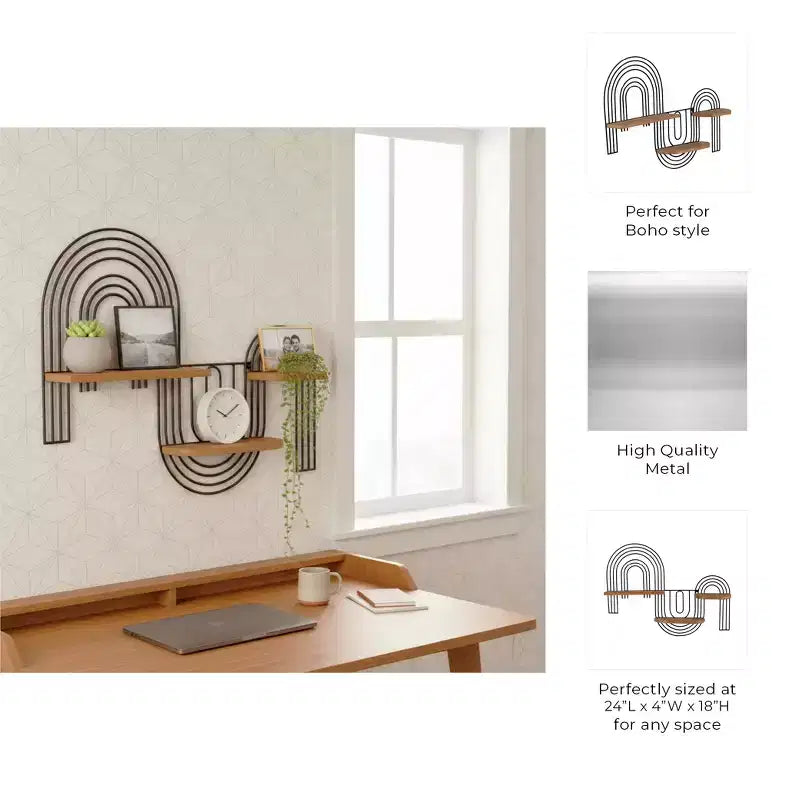 Pot de fleurs en céramique avec support - Jardinière ronde décorative avec base en bambou - Pot de fleurs bohème moderne pour la maison ou le bureau - 9 ivoire et beige