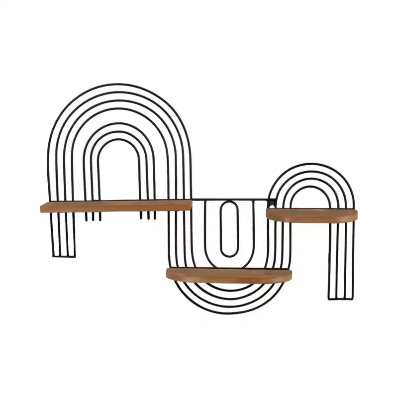 Pot de fleurs en céramique avec support - Jardinière ronde décorative avec base en bambou - Pot de fleurs bohème moderne pour la maison ou le bureau - 9 ivoire et beige