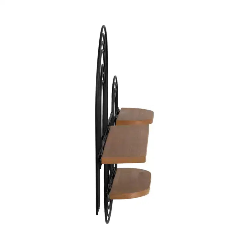 Pot de fleurs en céramique avec support - Jardinière ronde décorative avec base en bambou - Pot de fleurs bohème moderne pour la maison ou le bureau - 9 ivoire et beige